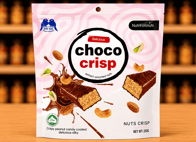 Choco Crisp - Extract Assorted Nuts (250g)