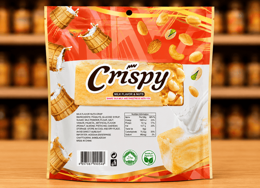Crispy Milk Flavor & Nuts (250g)