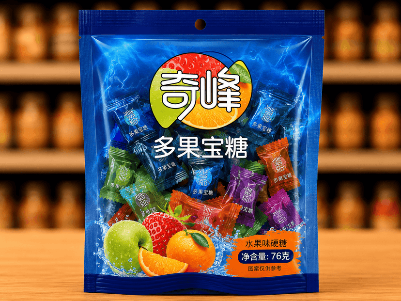 Mixed Fruit Flavor Candy Pouch